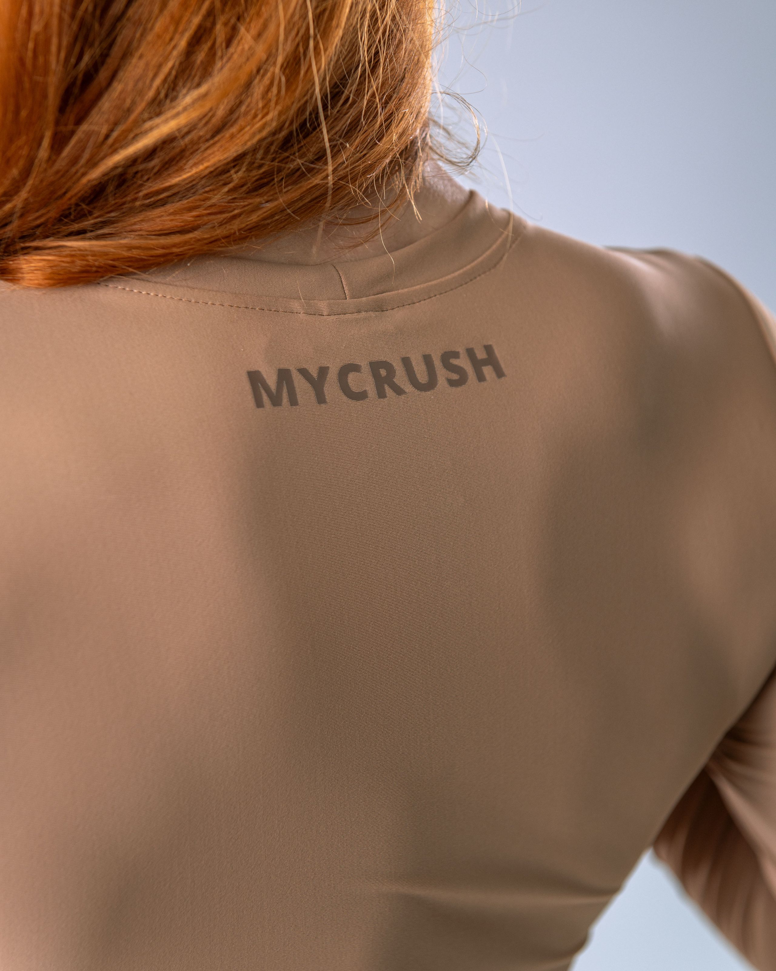 Croptop LYCRA s dlouhým rukávem tělový L-8
