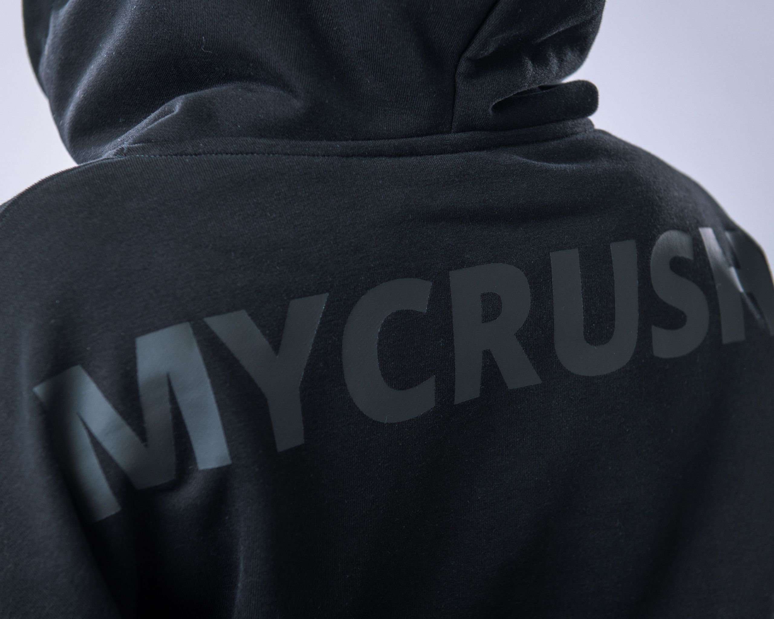 Dámská mikina oversize s kapucí černá S-5