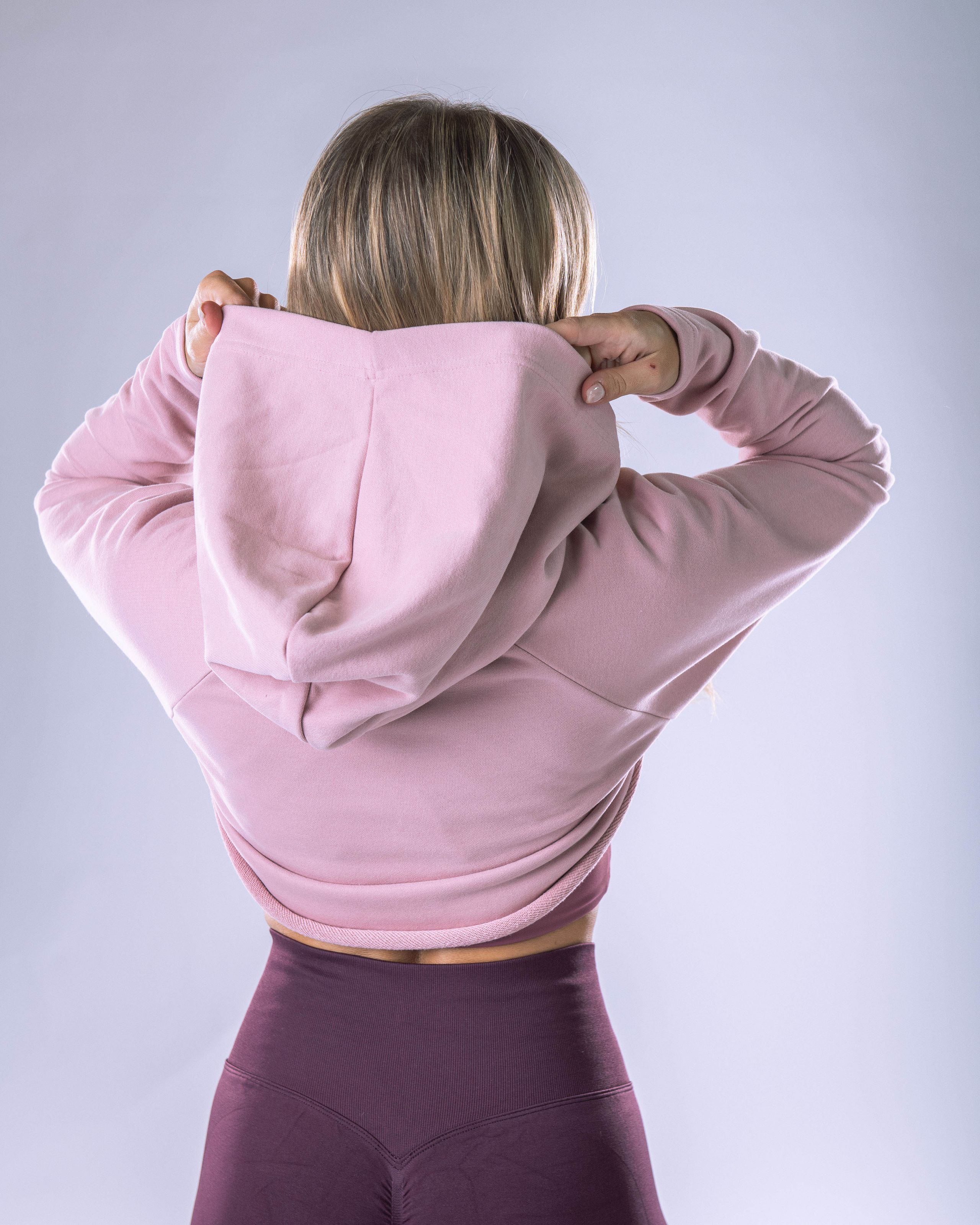 Dámská mikina ultracroptop růžová XS-4