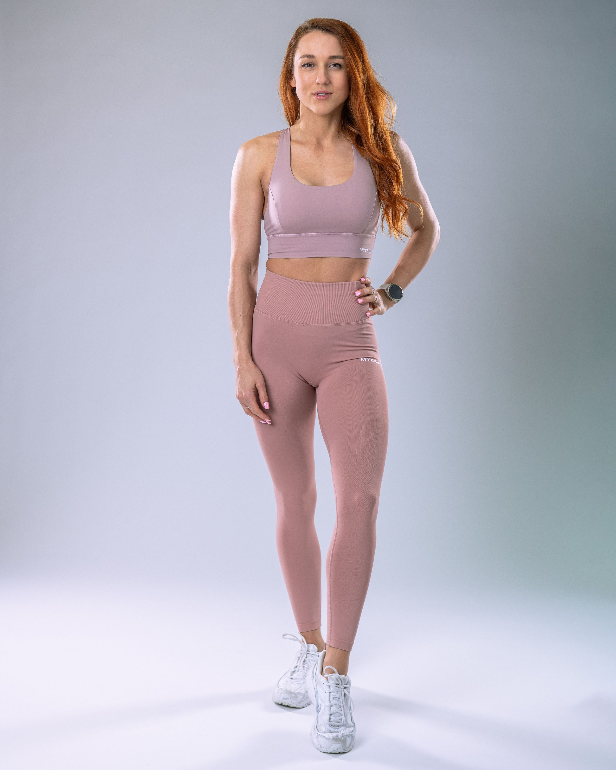 Dámské legíny růžové L-0