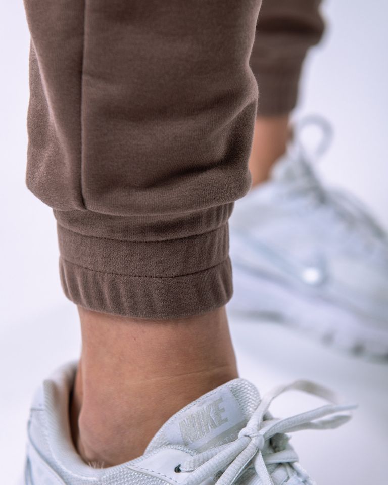 Dámské tepláky SLIM hnědé M-4