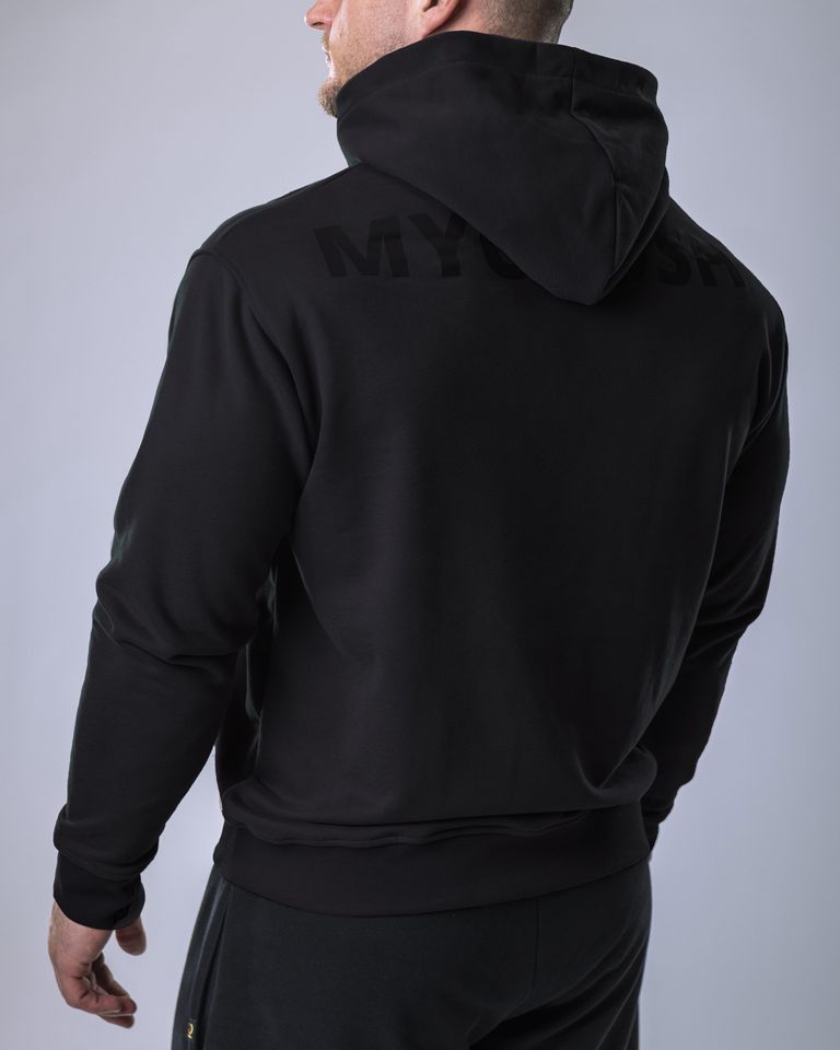 Pánská mikina s kapucí černá L-1