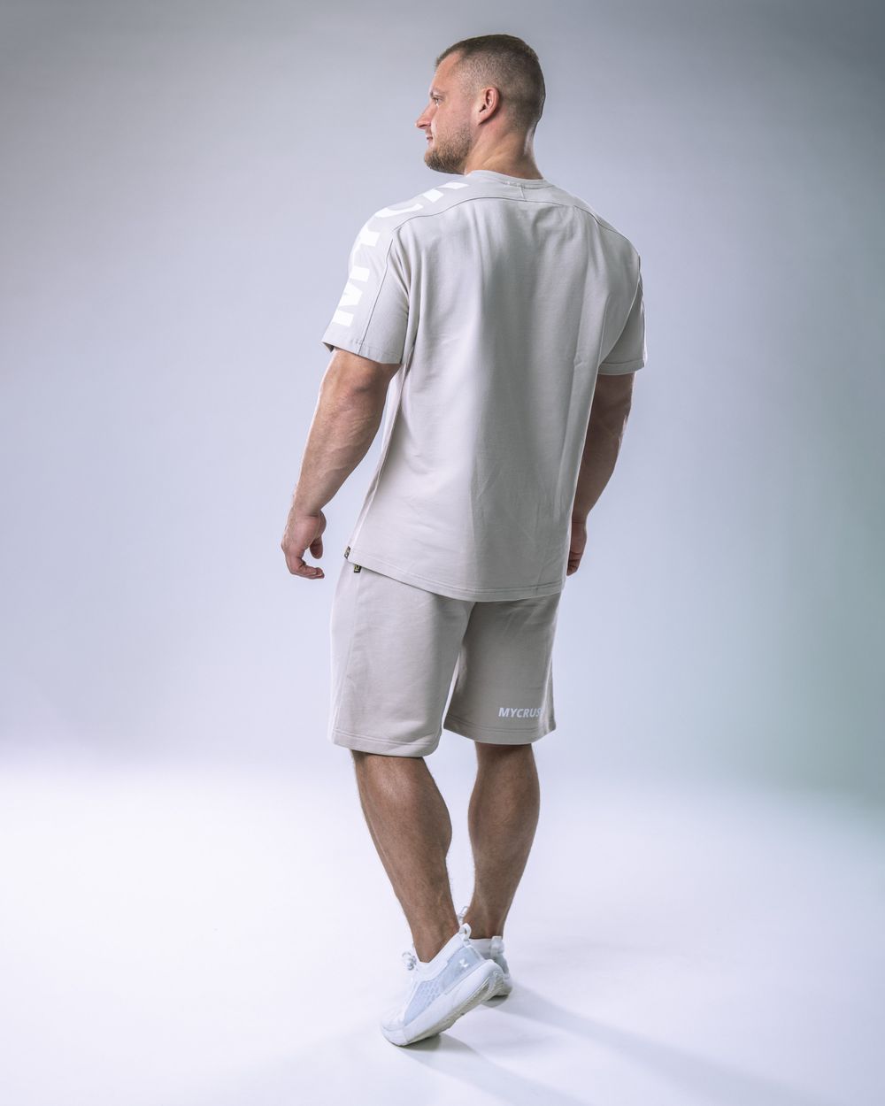 Pánské kraťasy oversize béžové L
