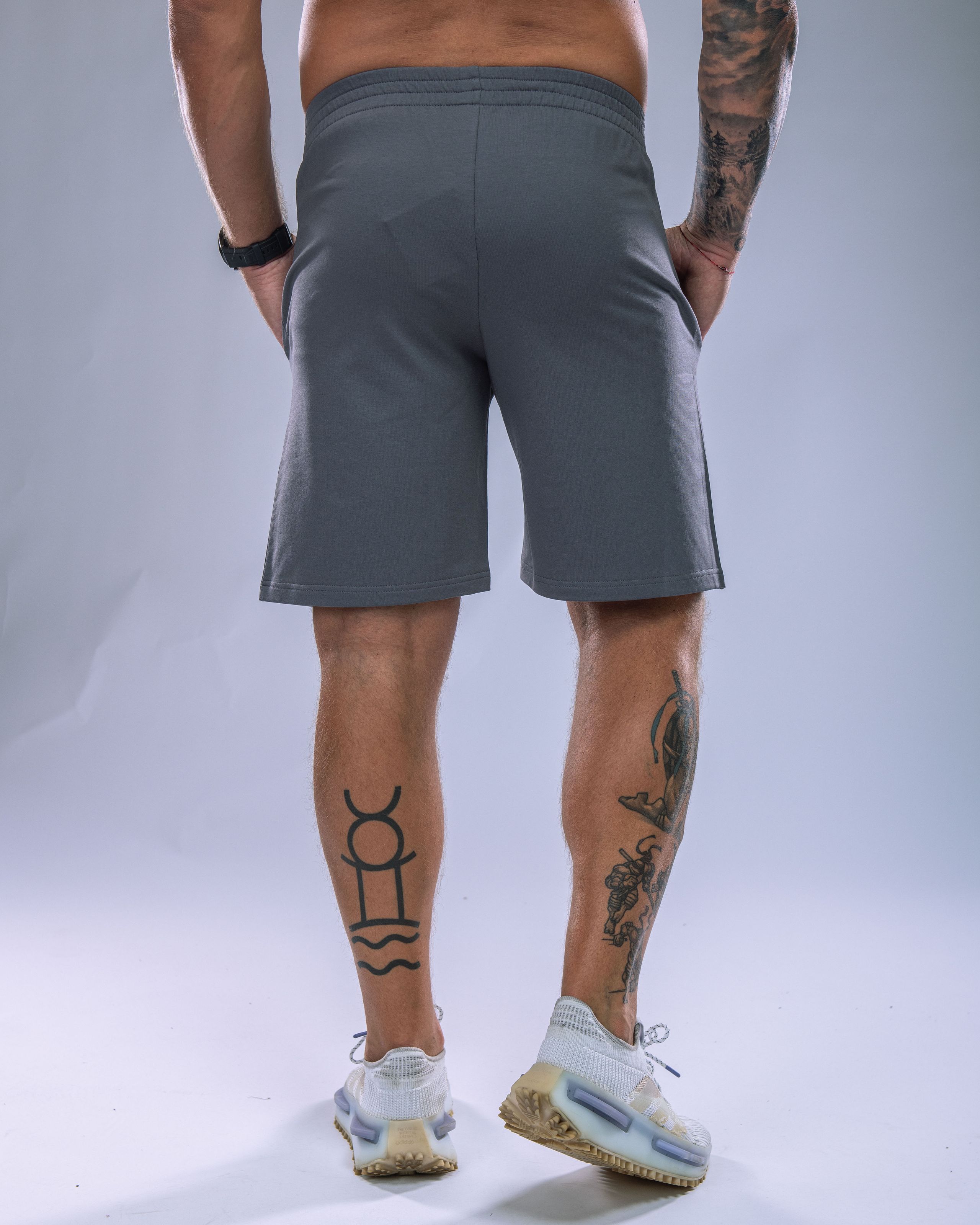 Pánské kraťasy SLIM šedé XL-1