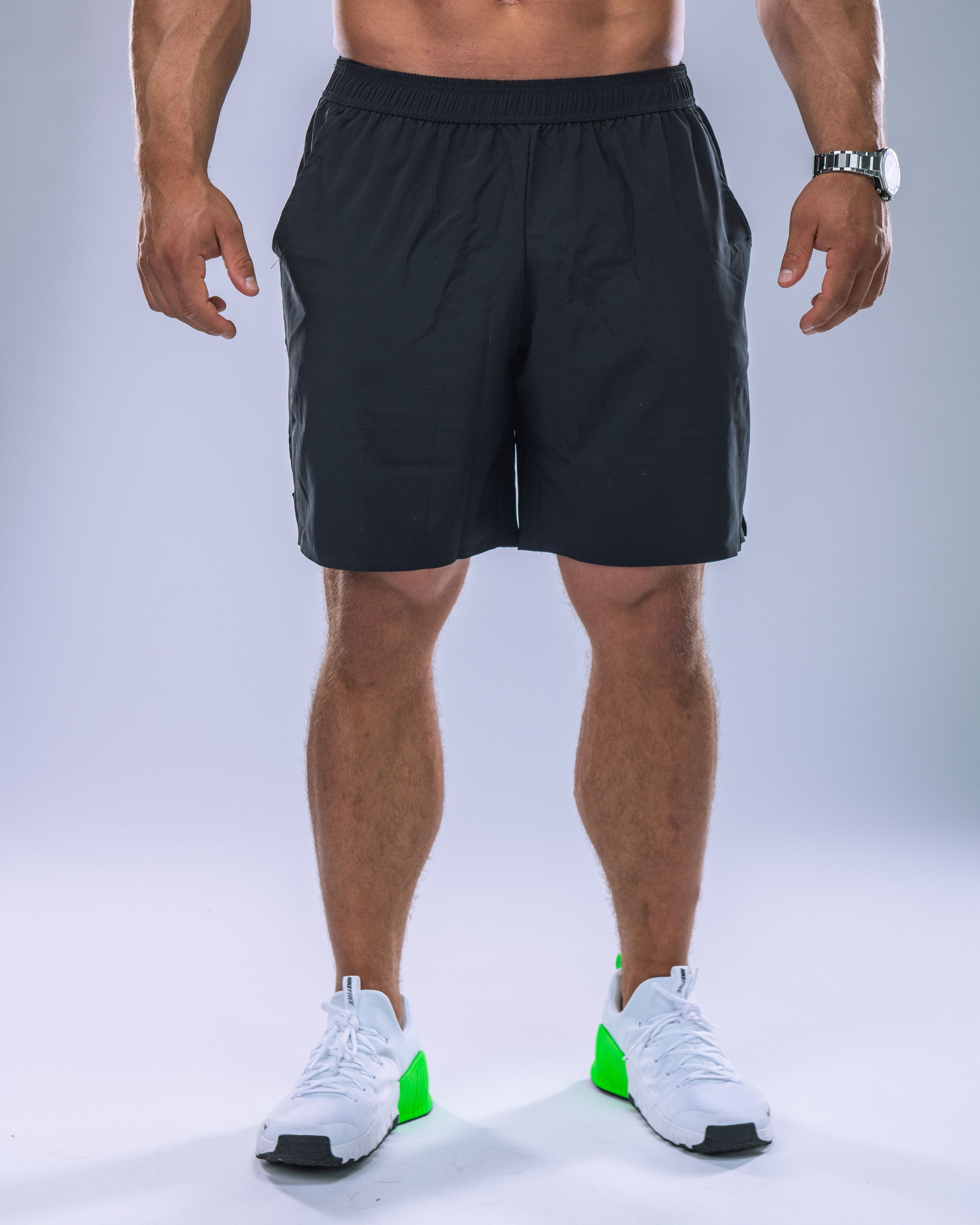 Pánské kraťasy sportovní tenké černé M-0