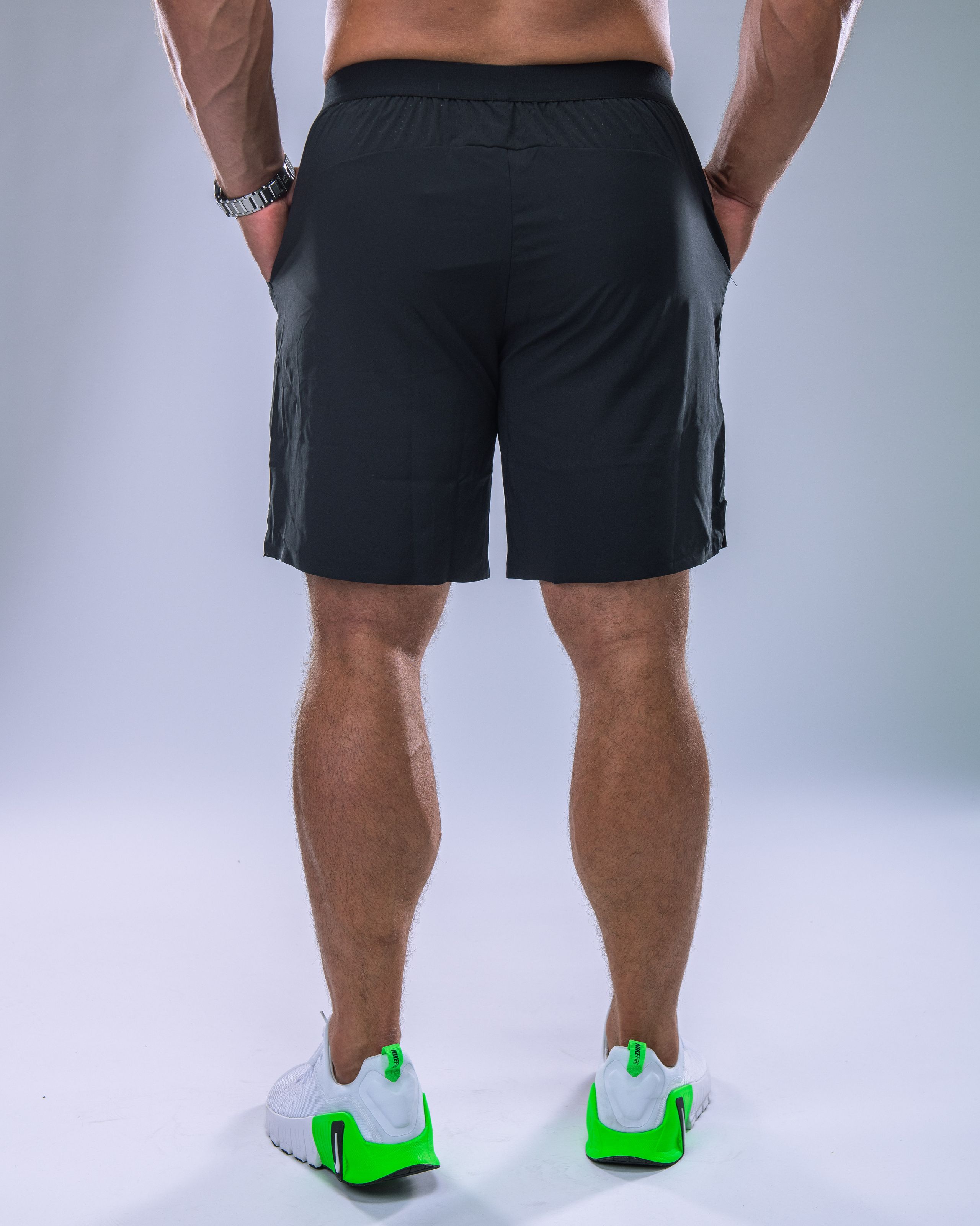 Pánské kraťasy sportovní tenké černé M-3