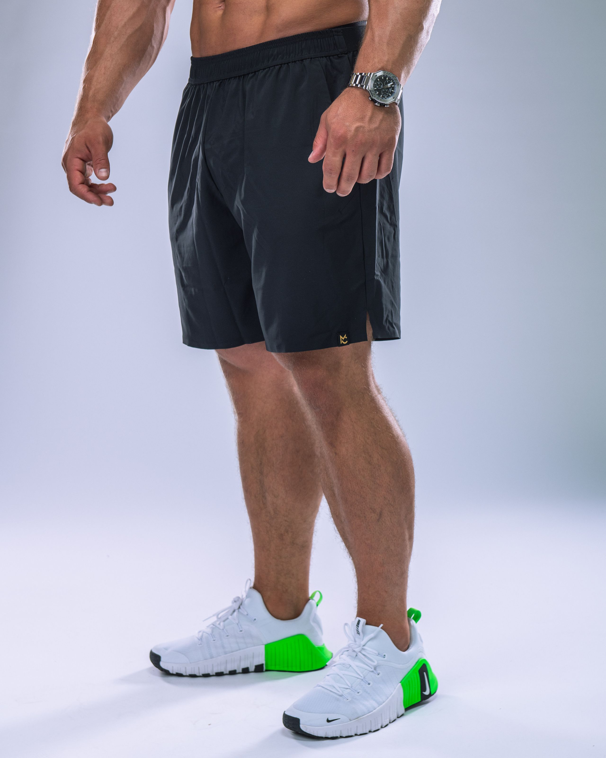 Pánské kraťasy sportovní tenké černé M-4