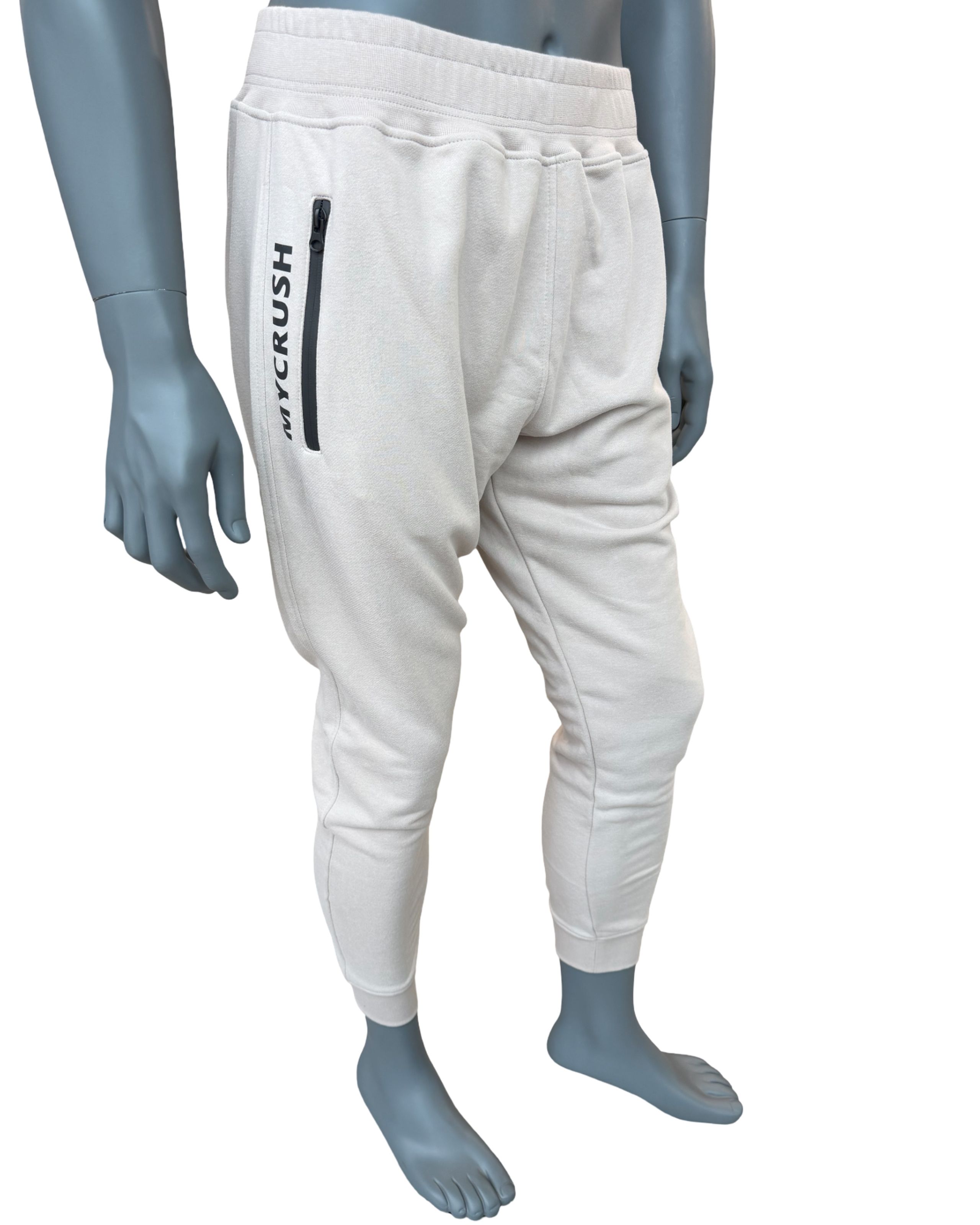 Pánské tepláky SLIM béžové XL-0