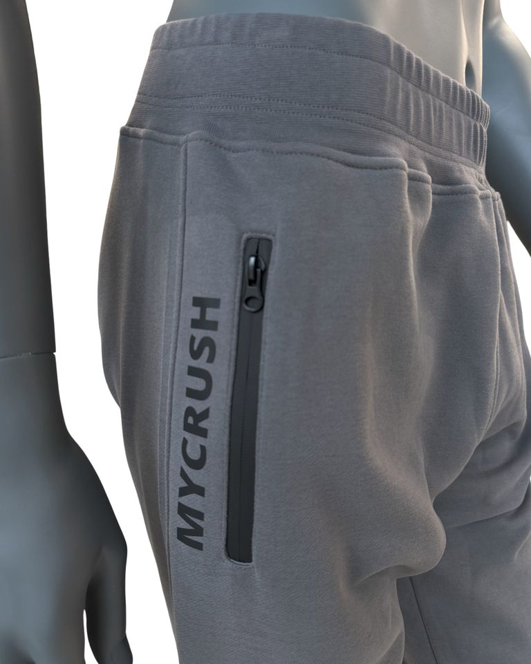 Pánské tepláky SLIM šedé L-0