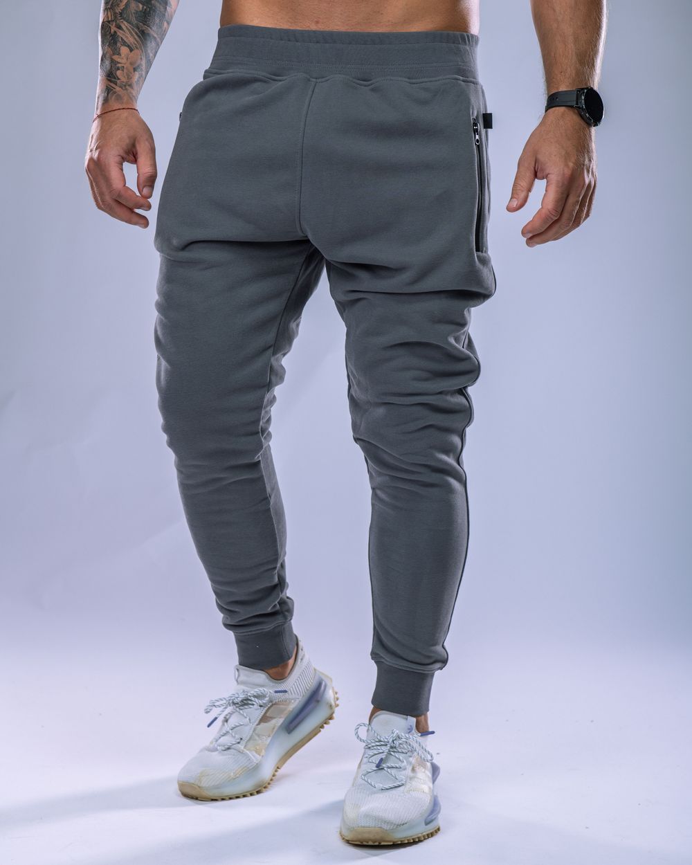 Pánské tepláky SLIM šedé L
