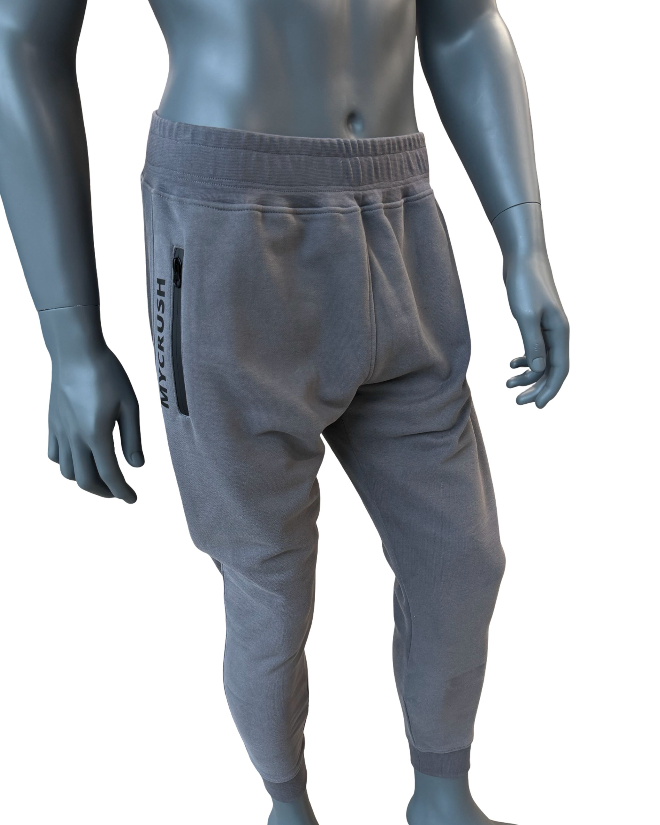 Pánské tepláky SLIM šedé XL-0