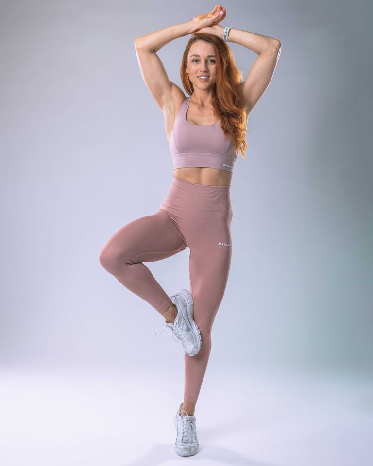 Sportovní podprsenka růžová XS-3