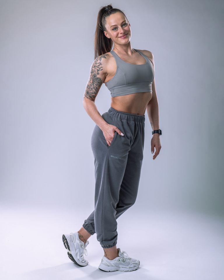 Sportovní podprsenka šedá L-2