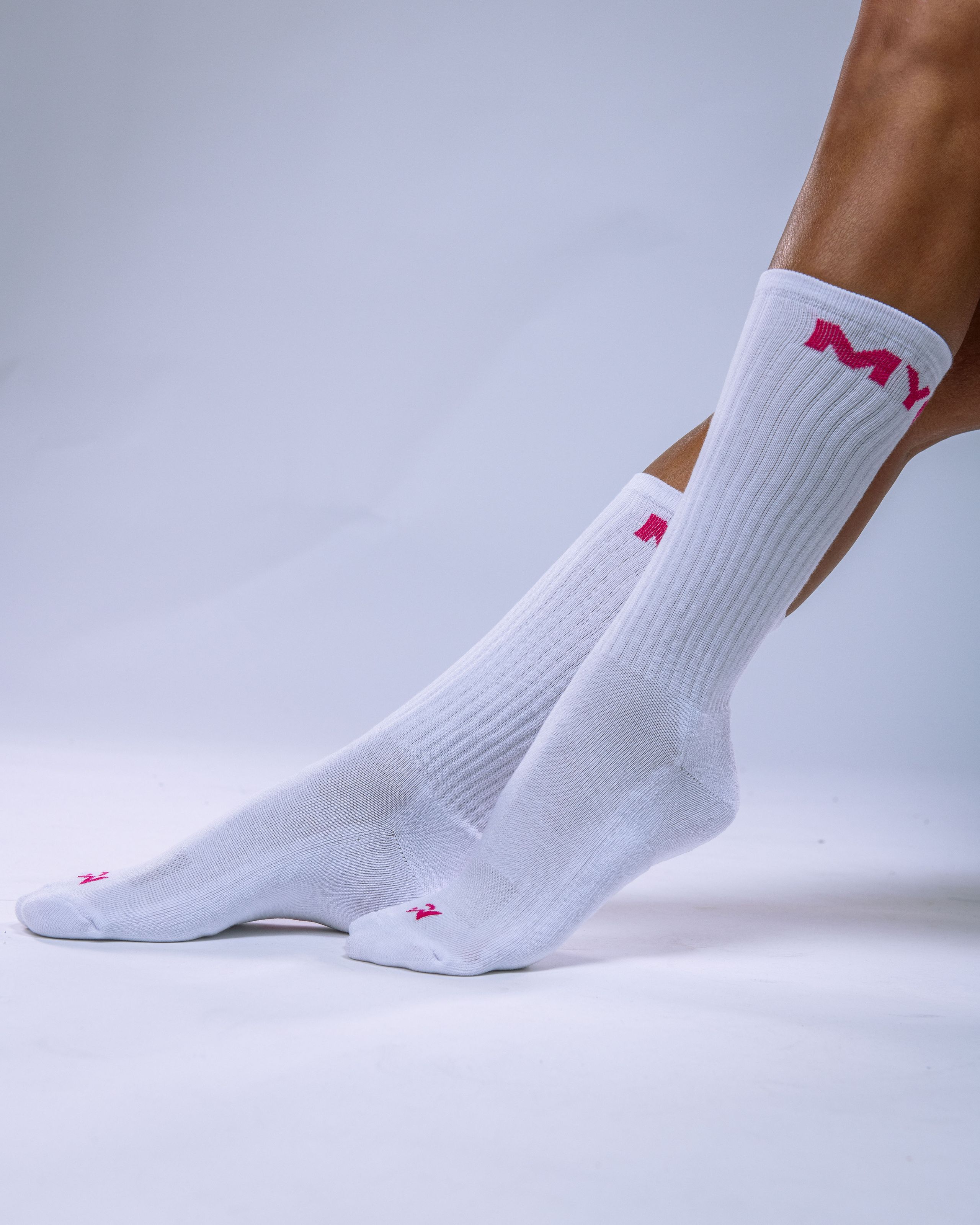 Unisex ponožky vysoké růžové 35–38-0