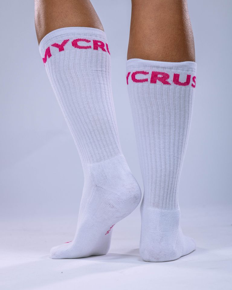 Unisex ponožky vysoké růžové 35–38-0