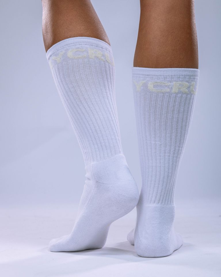 Unisex ponožky vysoké světle žluté 43–46-0