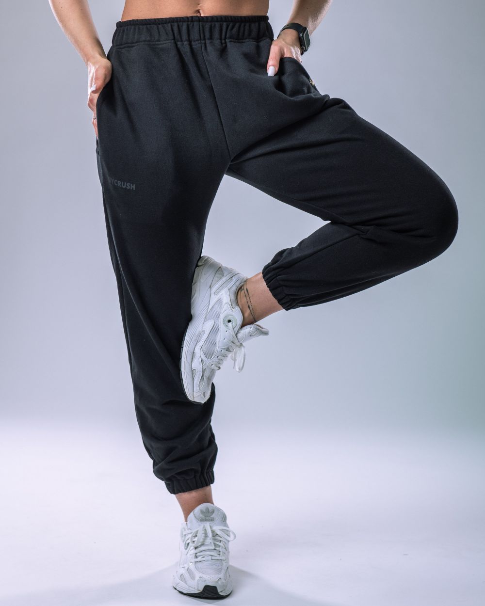 Unisex tepláky regular černé M