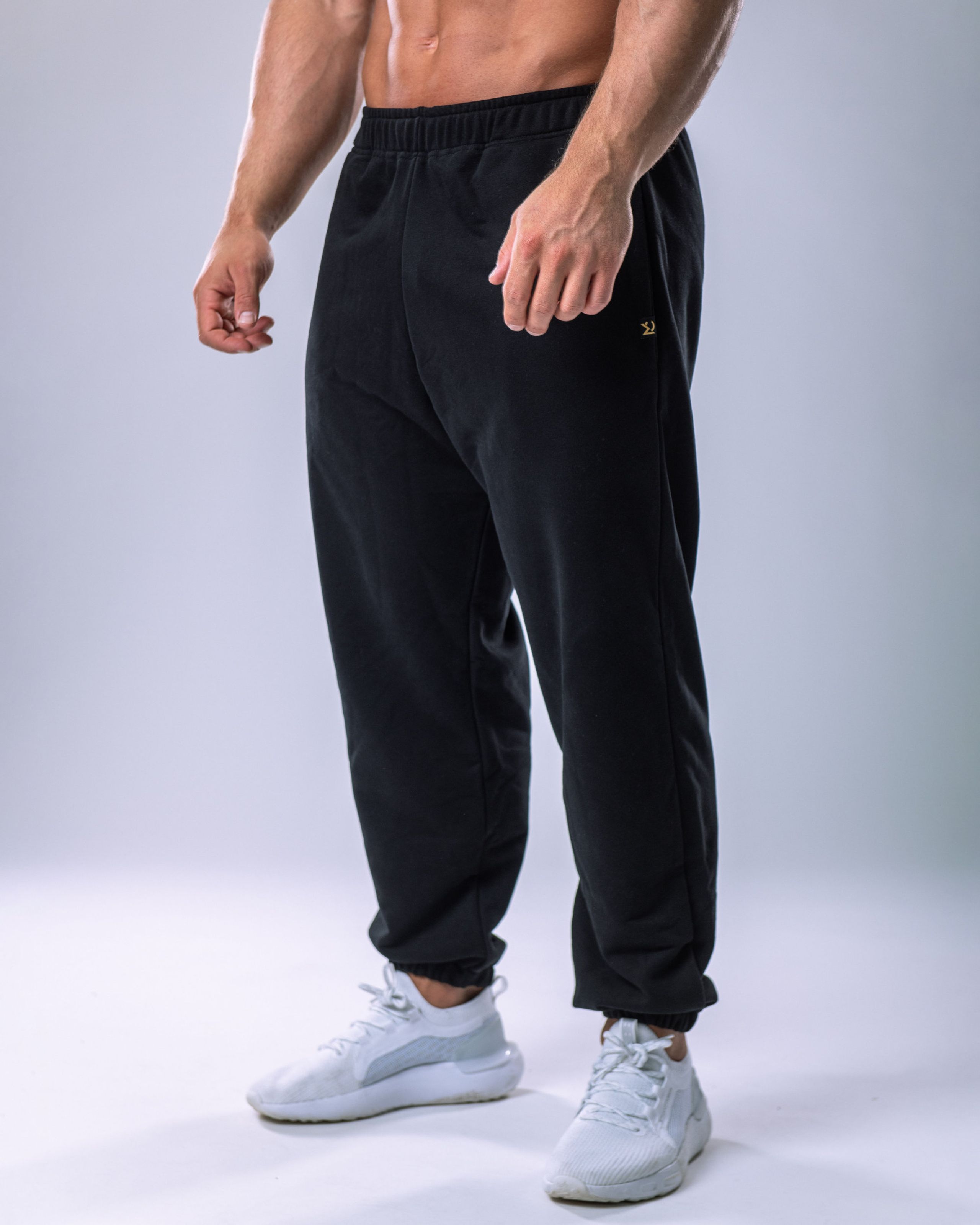 Unisex tepláky regular černé M-1