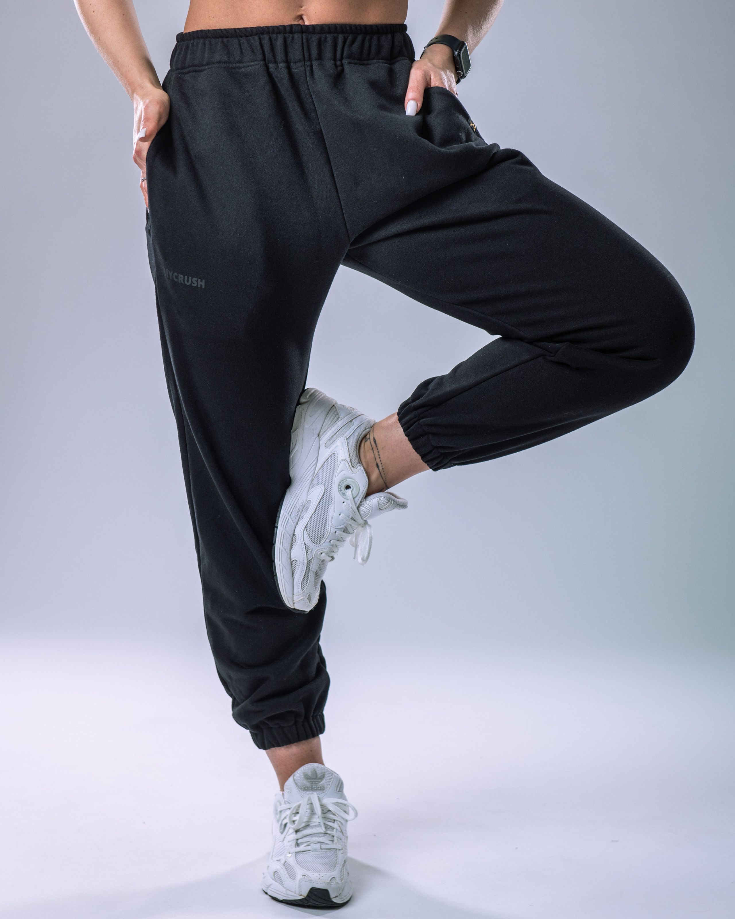 Unisex tepláky regular černé S-0