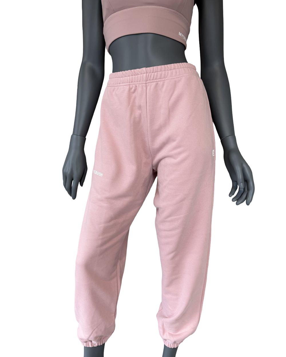 Unisex tepláky regular růžové L