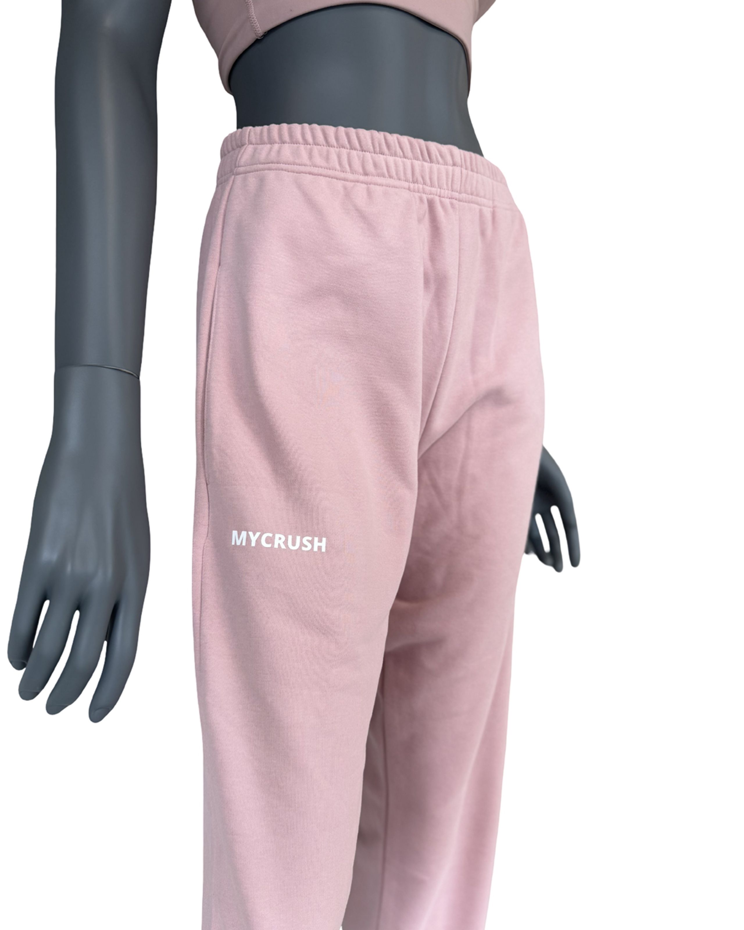 Unisex tepláky regular růžové XL-1
