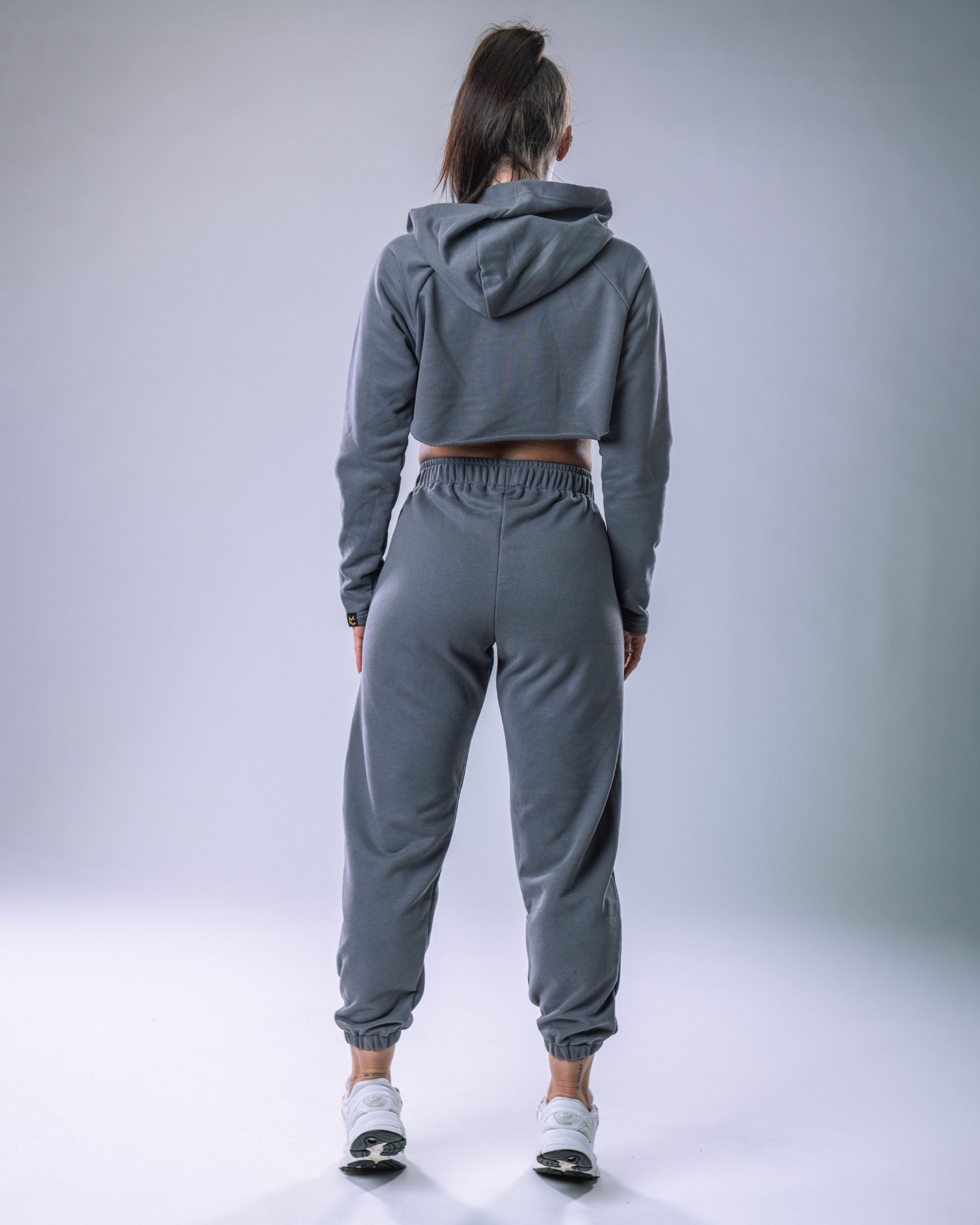 Unisex tepláky regular šedé M-6