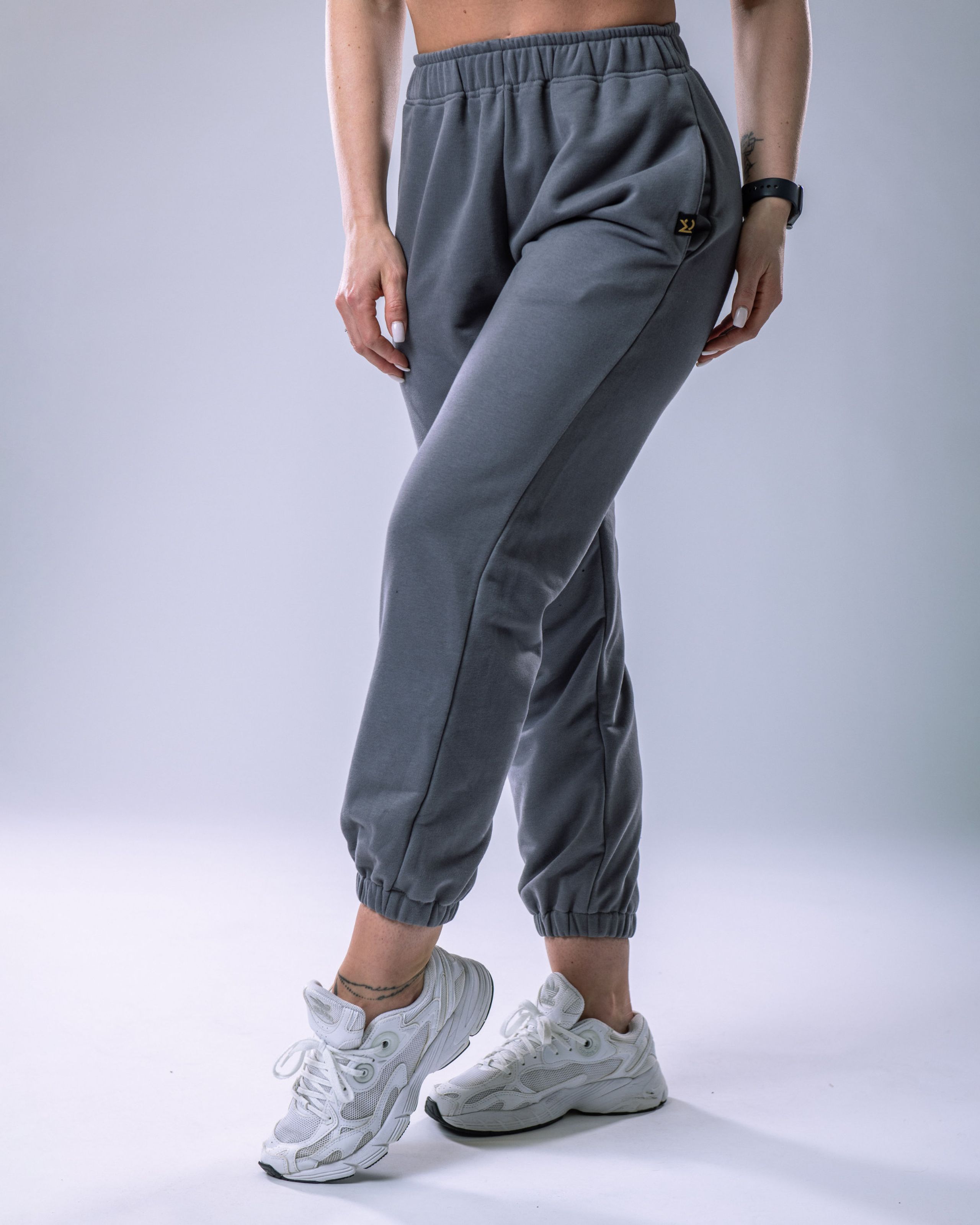 Unisex tepláky regular šedé XL-2