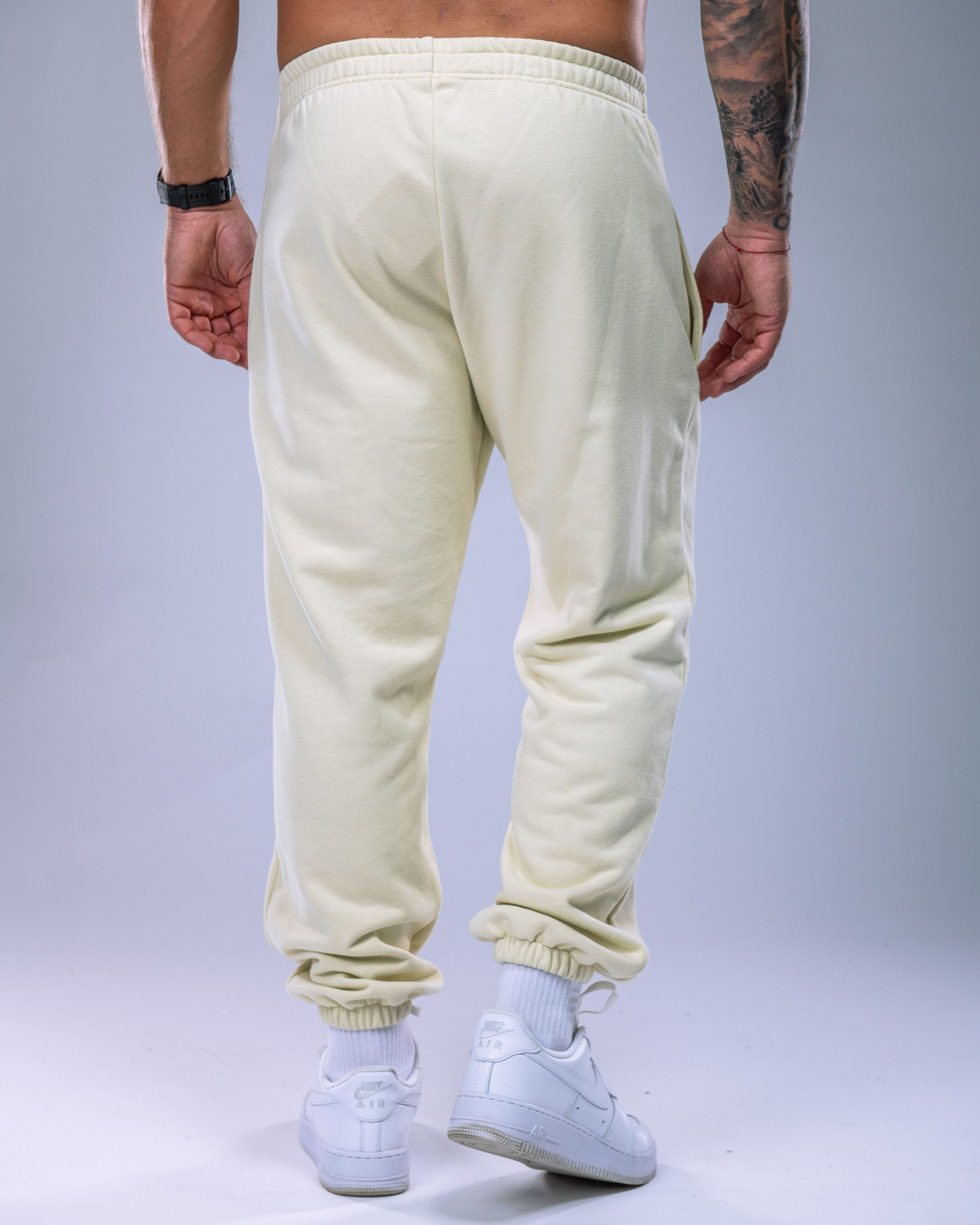 Unisex tepláky regular žluté S-4