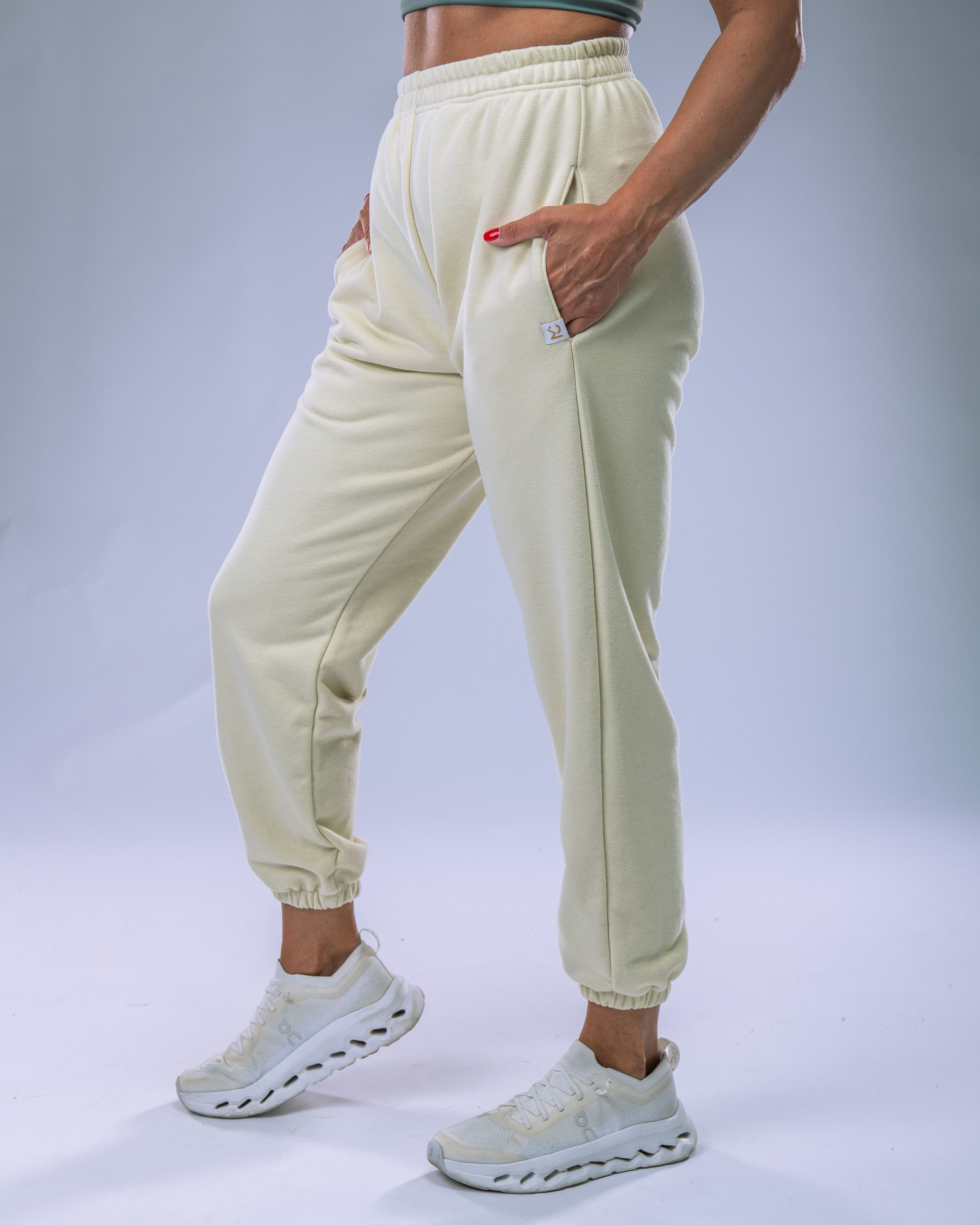 Unisex tepláky regular žluté XS-10