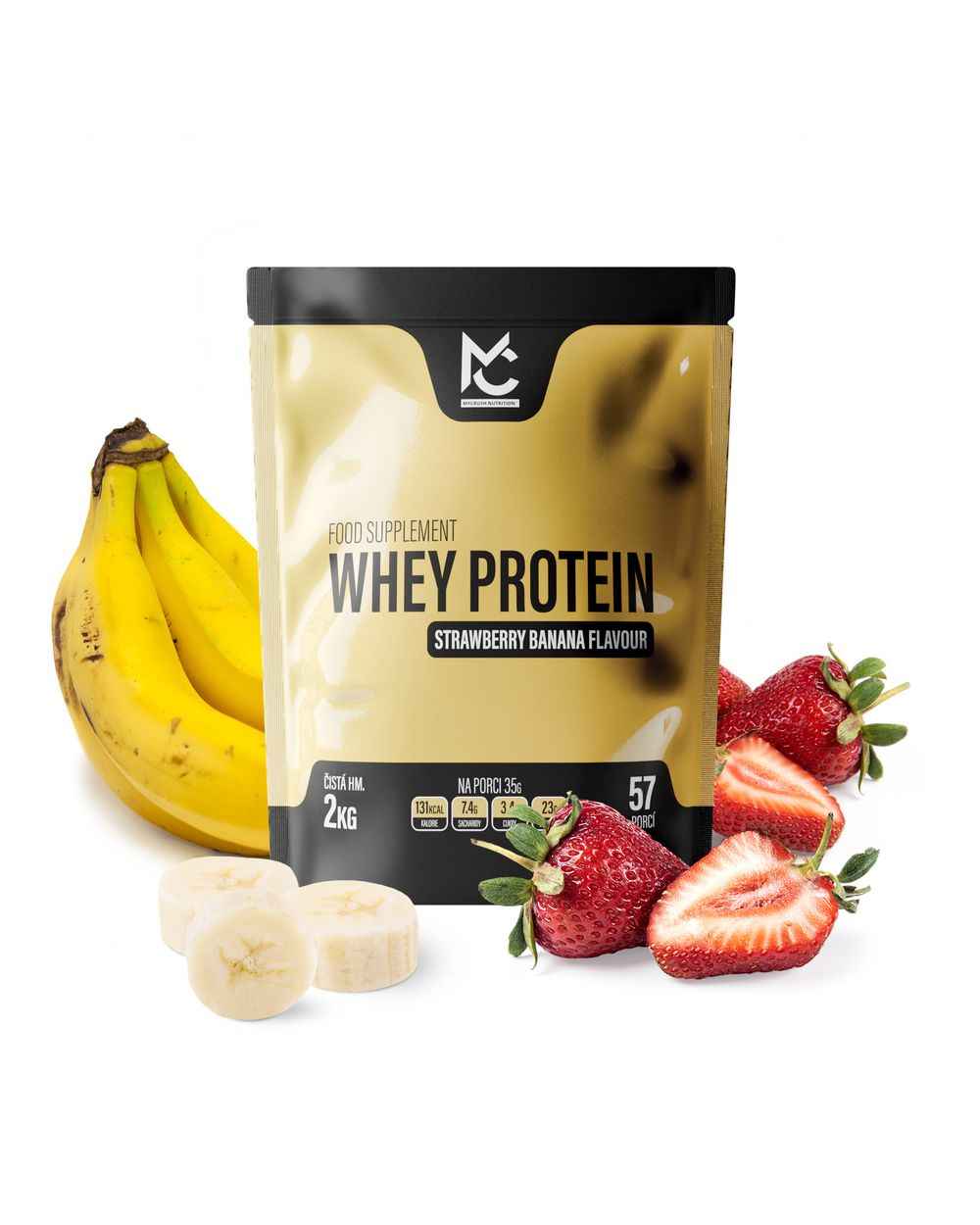 Whey protein Strawberry/Banana 2 kg
